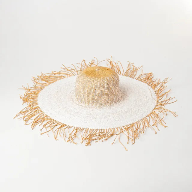 European American Summer Simple Fedora Paper Straw Hats For Women Large Brim Dome Sun Hat Fashion Ladies Travel Boho Beach Hat